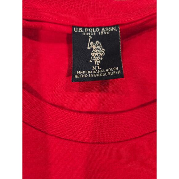 NWT (1) V-neck and ( 2 )  Crew Neck US Polo Assn Men's Short Sleeve Tee - Picture 6 of 7